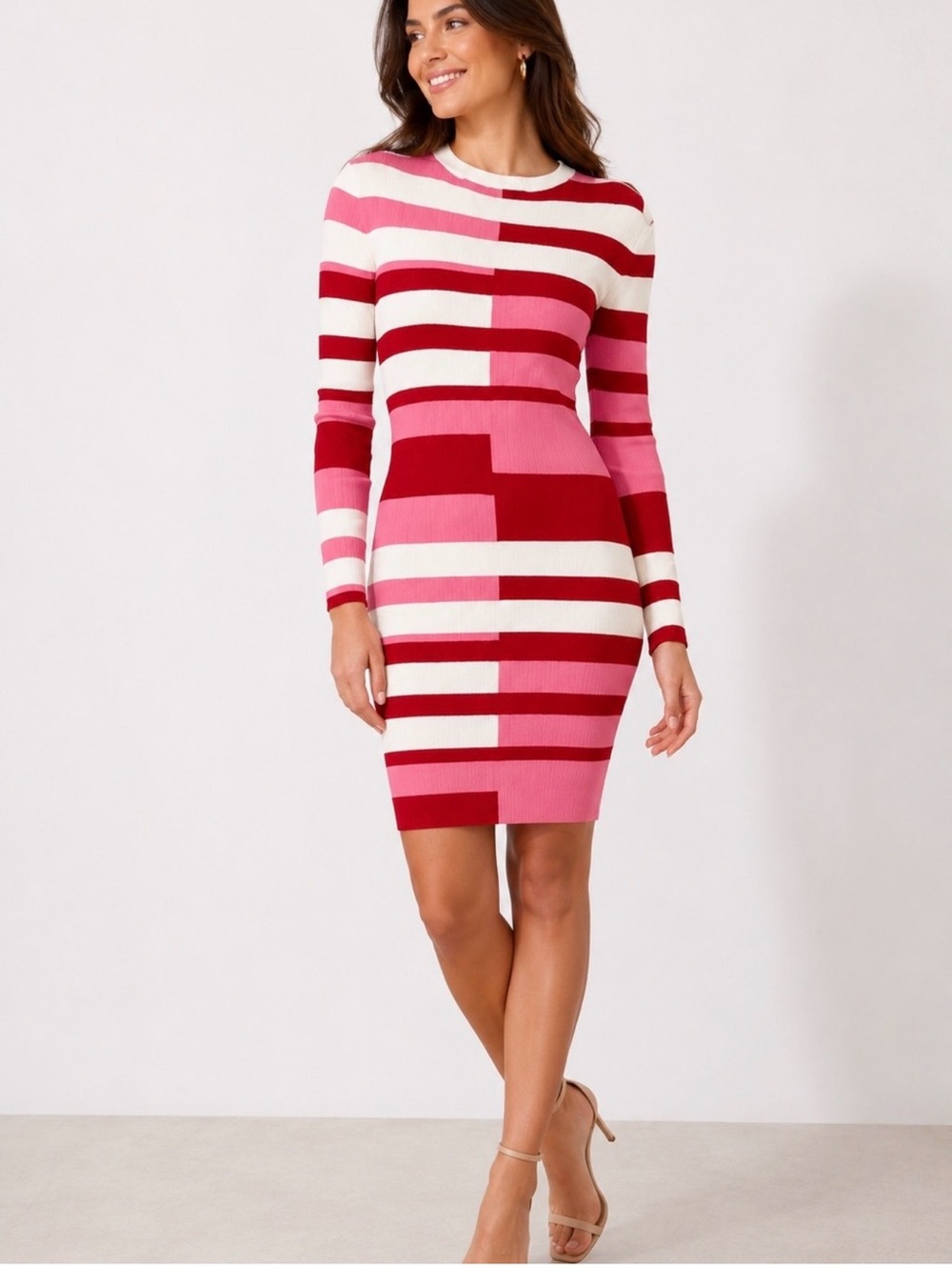 SOLID & STRIPED Colette Ribbed Striped Dress